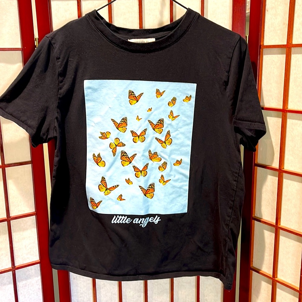 Forever 21 butterfly t-shirt